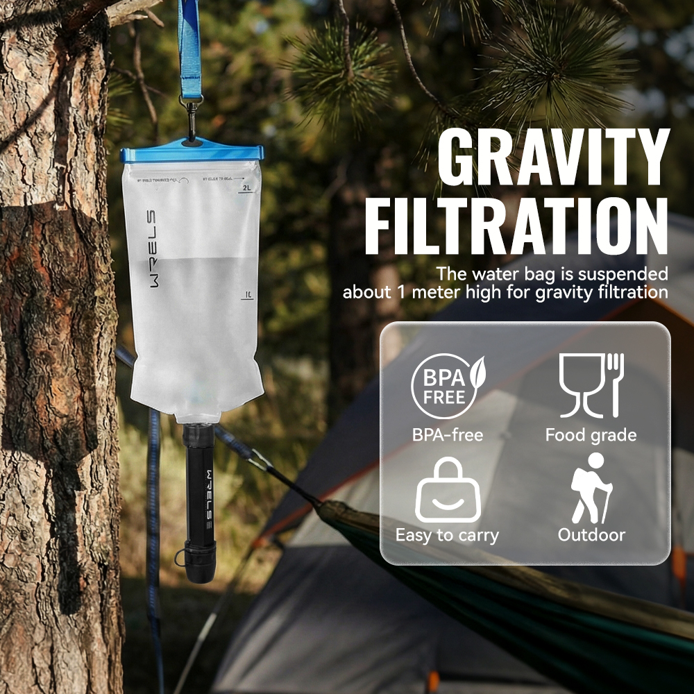 WRELS Outdoor Portable Water P - Portable Water Filter reseña y precio