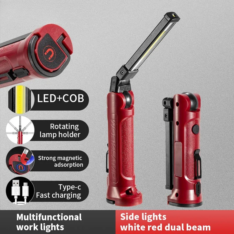 COB LED Work Light Rechargeabl - Outdoor Camping Lampe reseña y precio