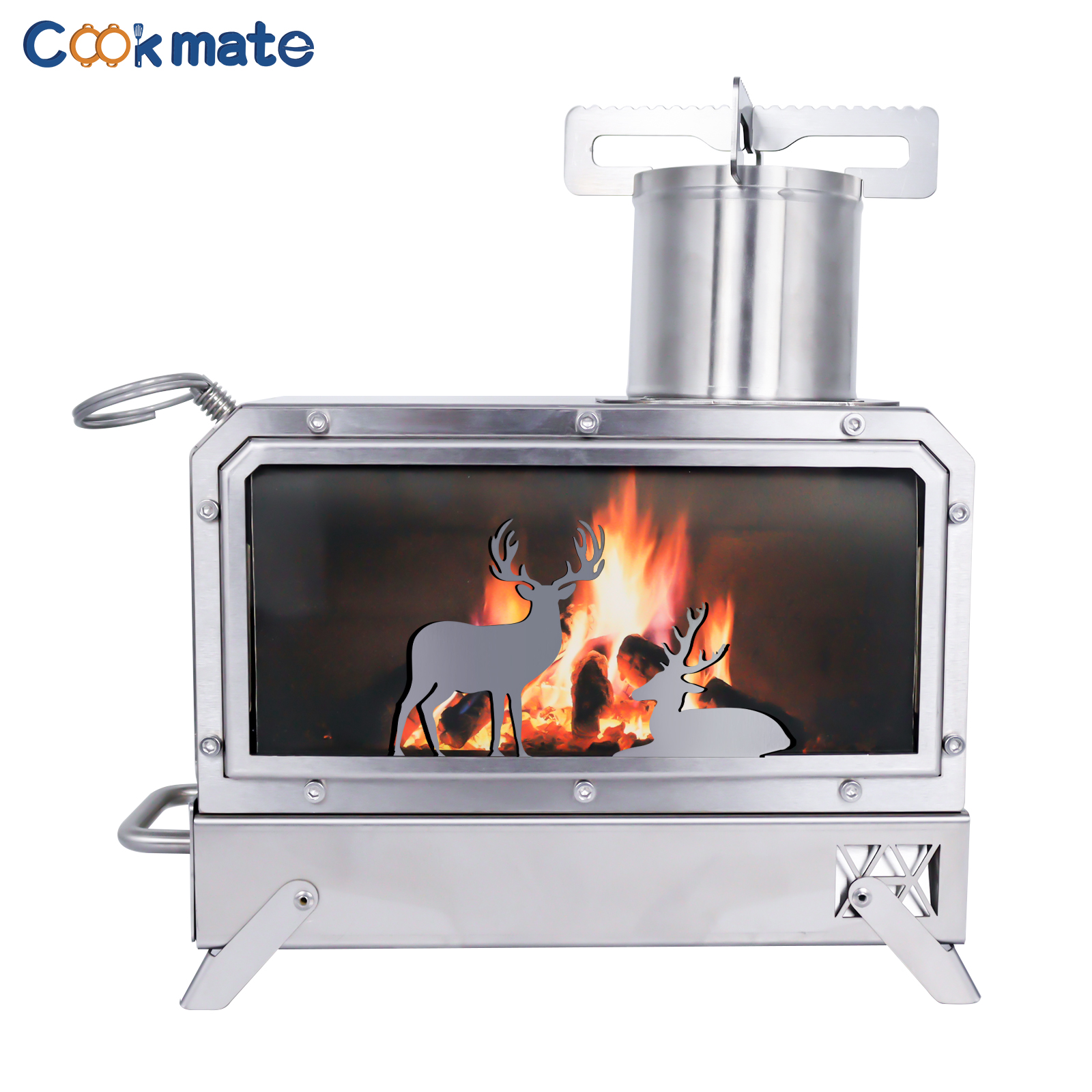 Stainless steel folding firewo - Cooking Outdoor Camping reseña y precio
