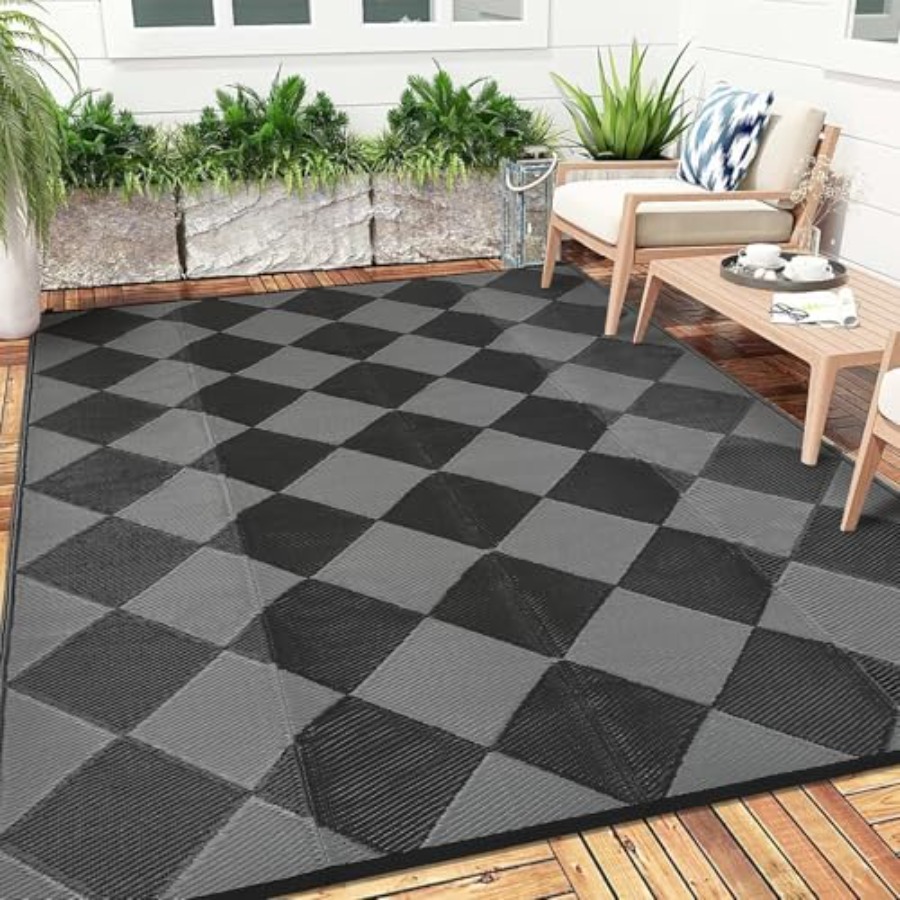 Outdoor Patio Rug 9x18, Revers - Outdoor Camping Rugs 9X18 reseña y precio