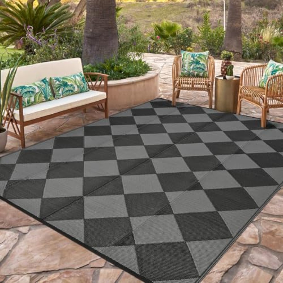 Outdoor Patio Rug 9x18, Revers - Outdoor Camping Rugs 9X18 reseña y precio