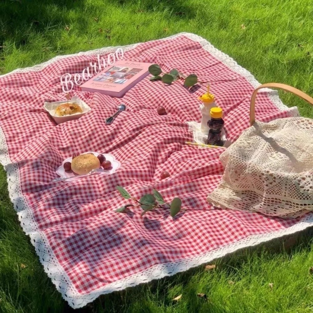 1pc Outdoor Picnic Mat, Summer - Outdoor Camping Quilt reseña y precio