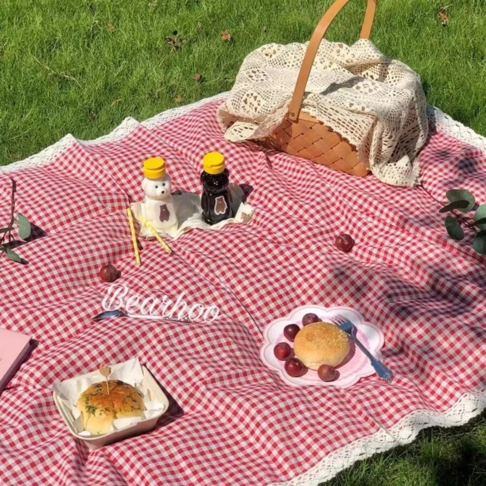 1pc Outdoor Picnic Mat, Summer - Outdoor Camping Quilt reseña y precio