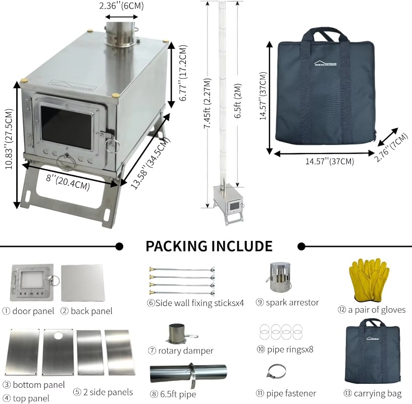 【Popular】DANCHEL S1 Foldable T - Cooking Outdoor Camping reseña y precio