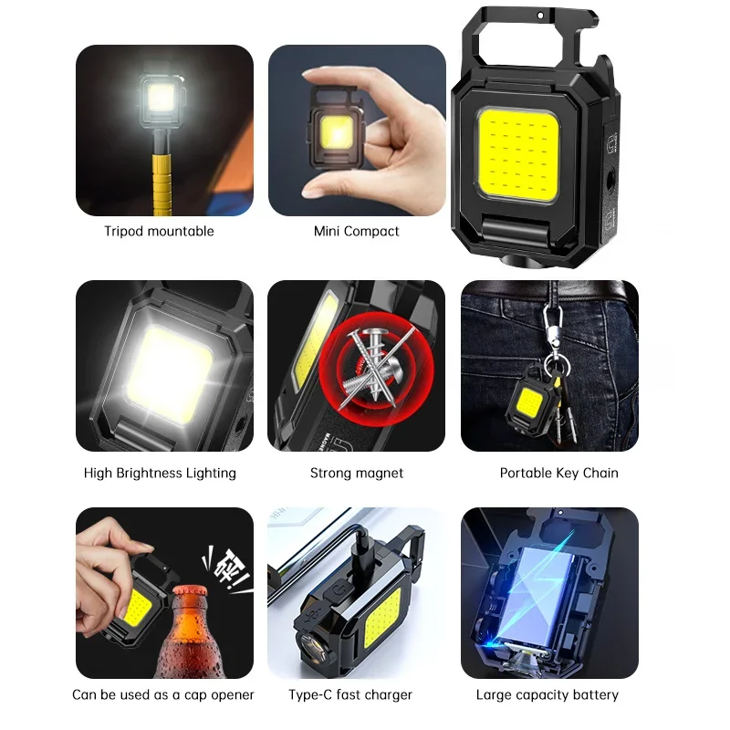 Mini Flashlight Keychain Light - Outdoor Camping Lampe reseña y precio