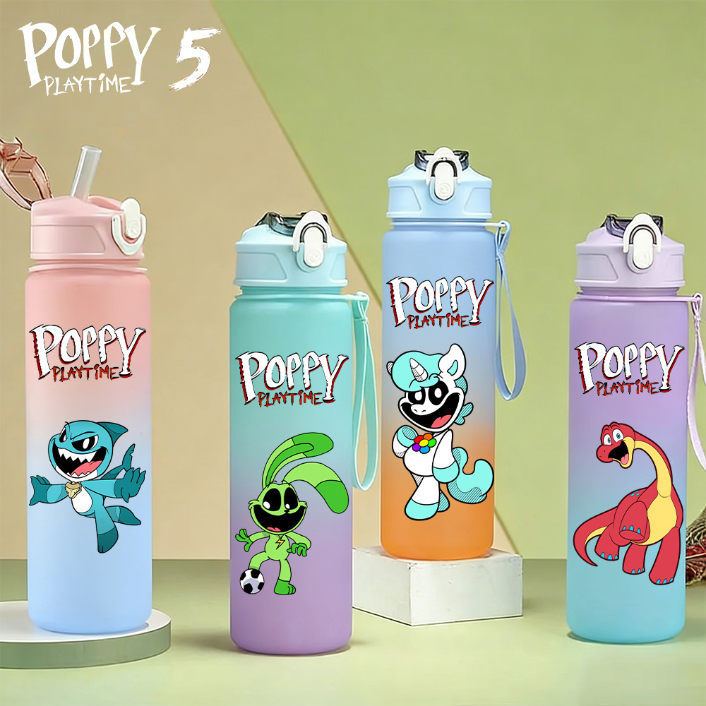 750ml Poppy Playtime Straw Bot - Outdoor Camping Water Tank reseña y precio