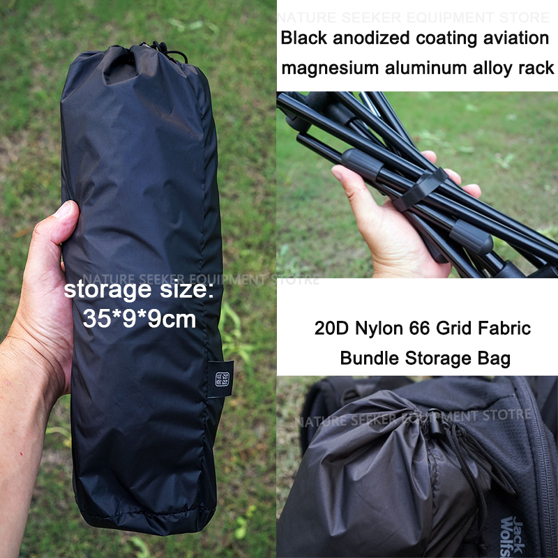 650g Ultralight Folding Campin - Outdoor Camping Folding Chairs reseña y precio