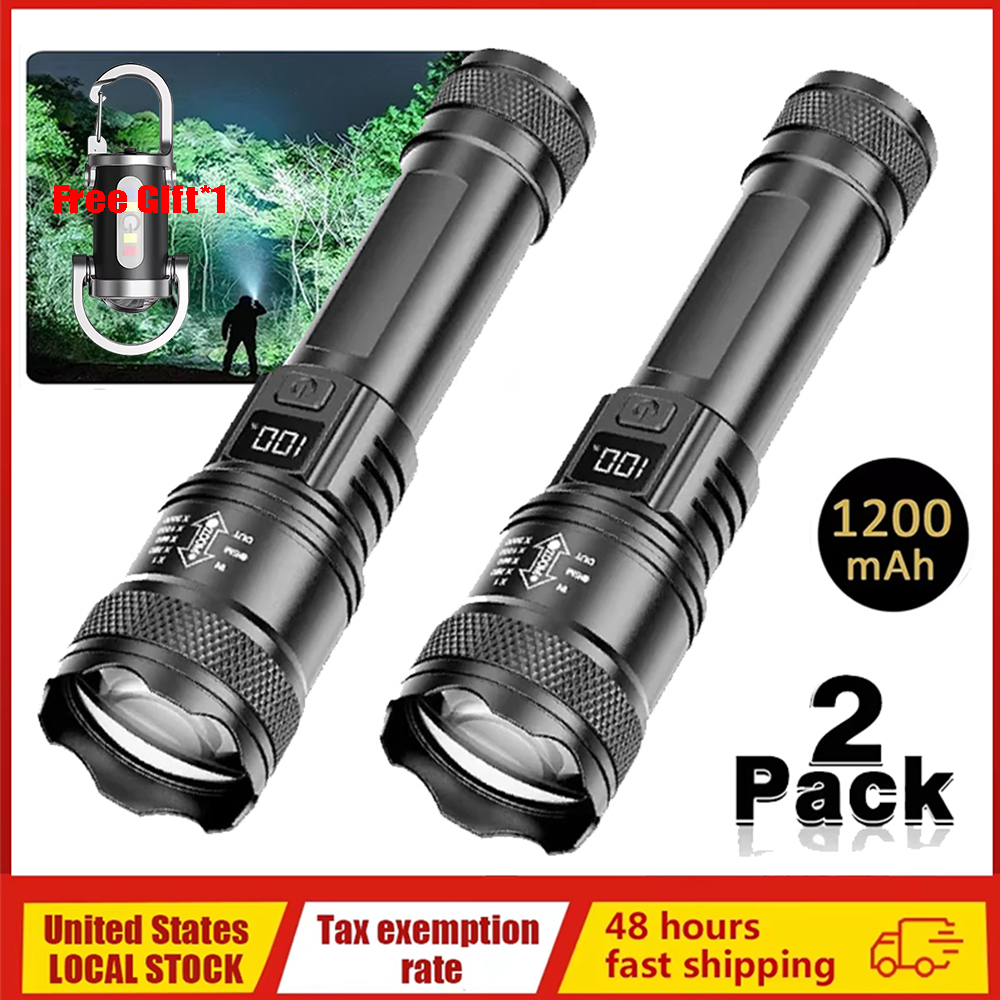 100000LM Ultra-bright Flashlig - Outdoor Camping Lampe reseña y precio