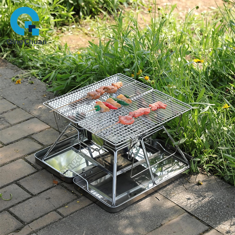 Camping Grill Charcoal Stove F - Cooking Outdoor Camping reseña y precio