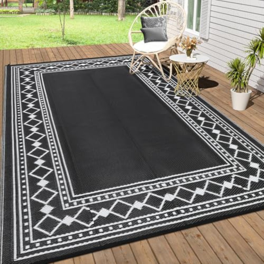Outdoor geometric rug 9x18 for - Outdoor Camping Rugs 9X18 reseña y precio