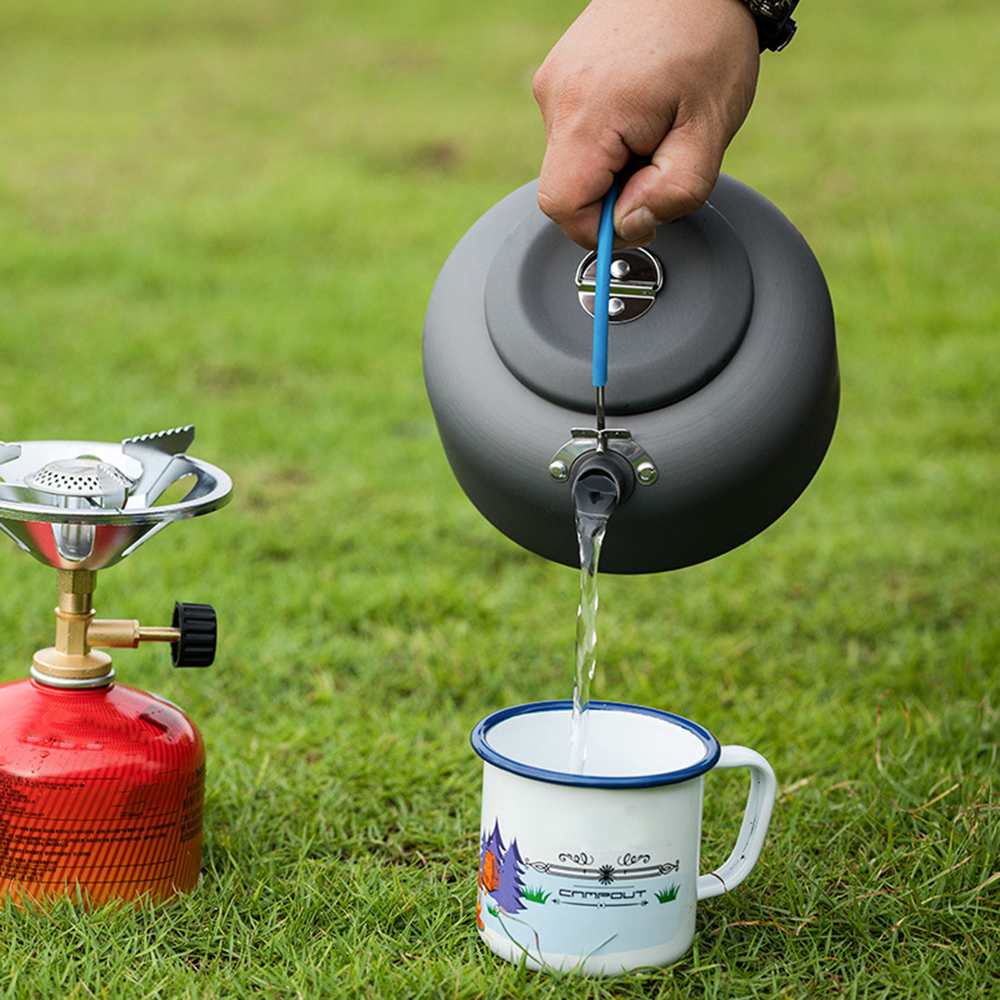 0.8L/1.4L Outdoor Lightweight  - Outdoor Camping Kettle reseña y precio