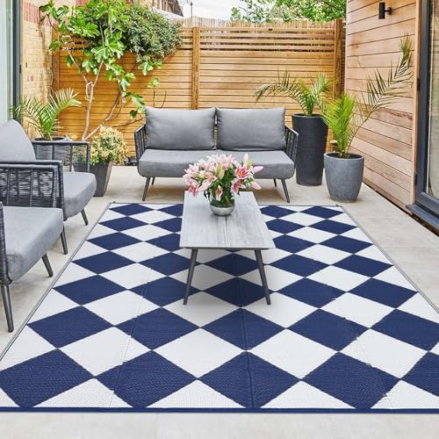 Outdoor Plastic Straw Rug 9x18 - Outdoor Camping Rugs 9X18 reseña y precio