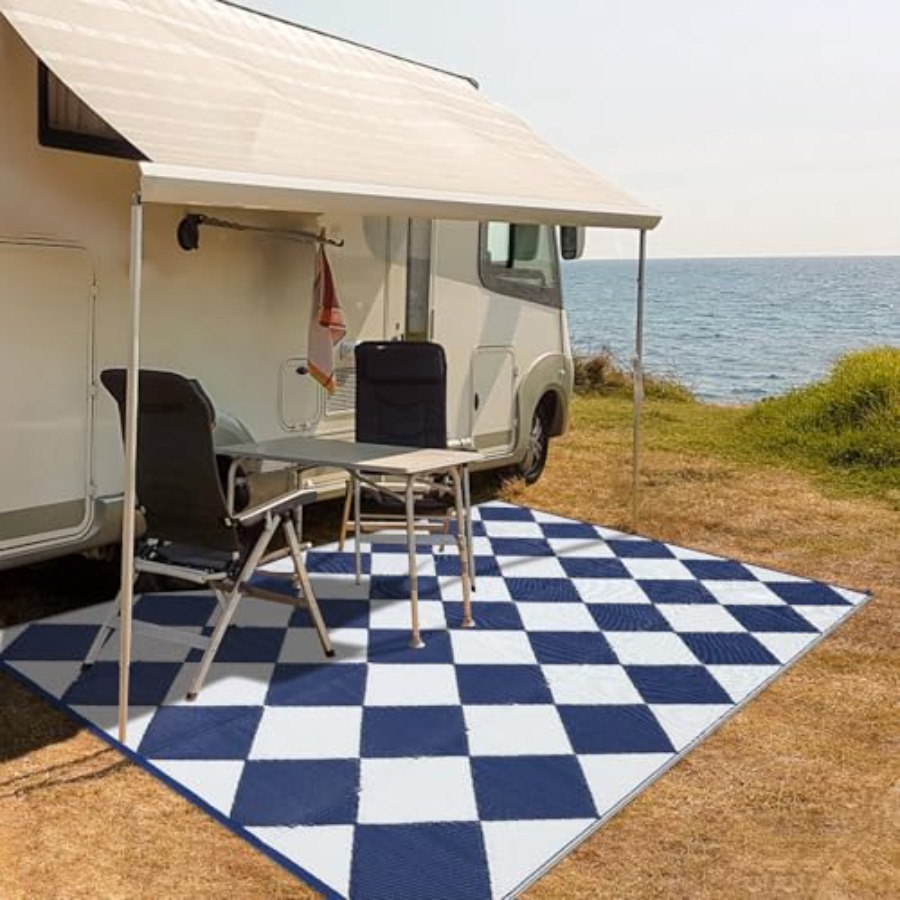 Outdoor Plastic Straw Rug 9x18 - Outdoor Camping Rugs 9X18 reseña y precio