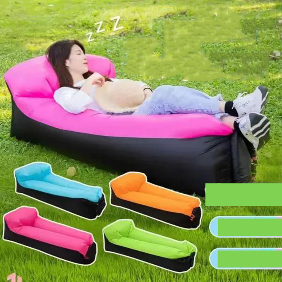 Portable Inflatable Bed, Outdo - Outdoor Camping Quilt reseña y precio