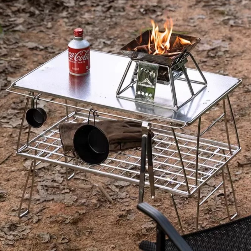 Outdoor Portable Folding Table - Outdoor Camping Kitchen Table reseña y precio