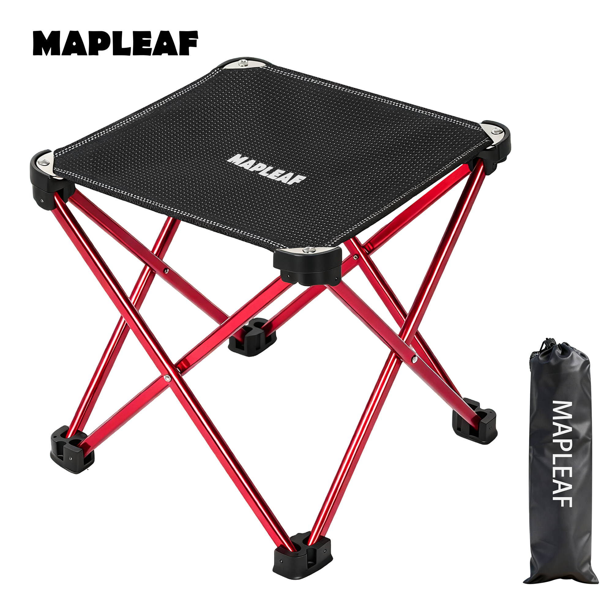 MAPLEAF Portable Folding Stool - Outdoor Camping Folding Chairs reseña y precio