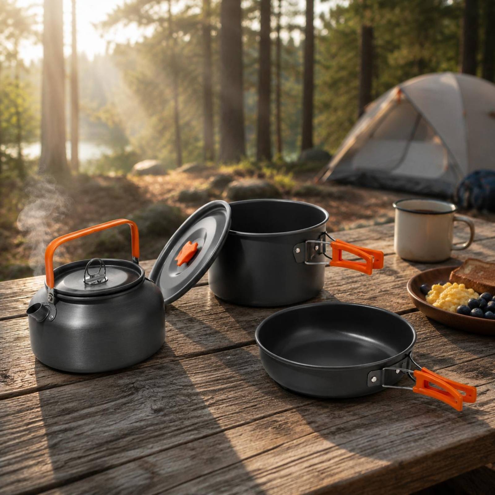 Camping Pot and Kettle Set Nes - Outdoor Camping Kettle reseña y precio