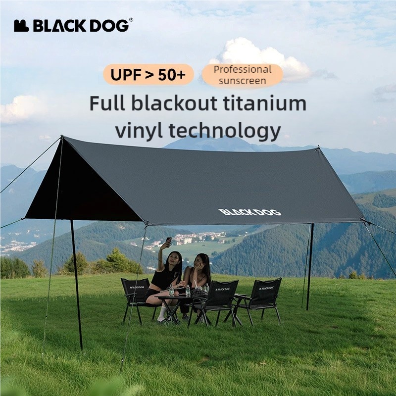 Blackdog Outdoor Black Rubber  - Outdoor Camping Dog Fence reseña y precio