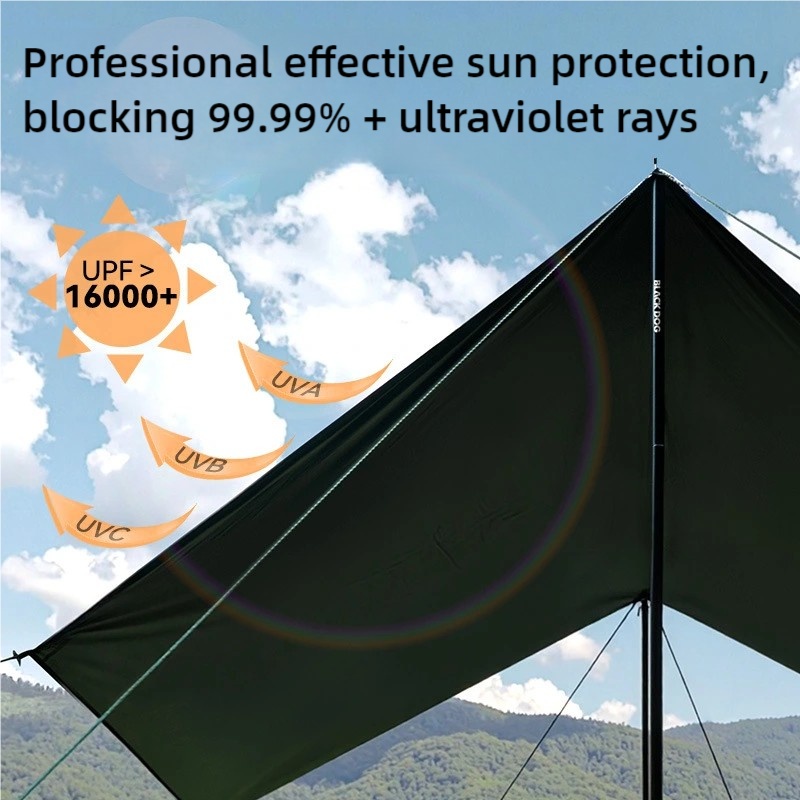 Blackdog Outdoor Black Rubber  - Outdoor Camping Dog Fence reseña y precio