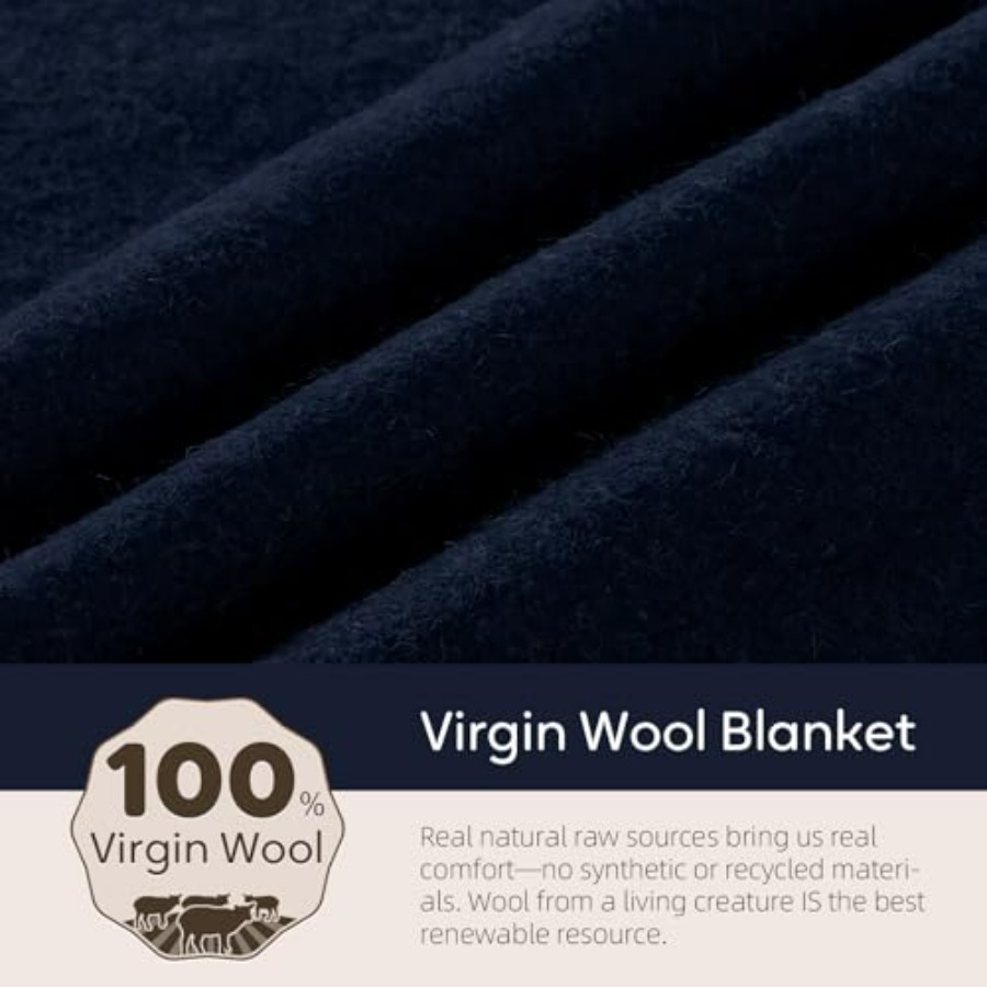 Military wool blanket, 100 woo - Outdoor Camping Blanket reseña y precio