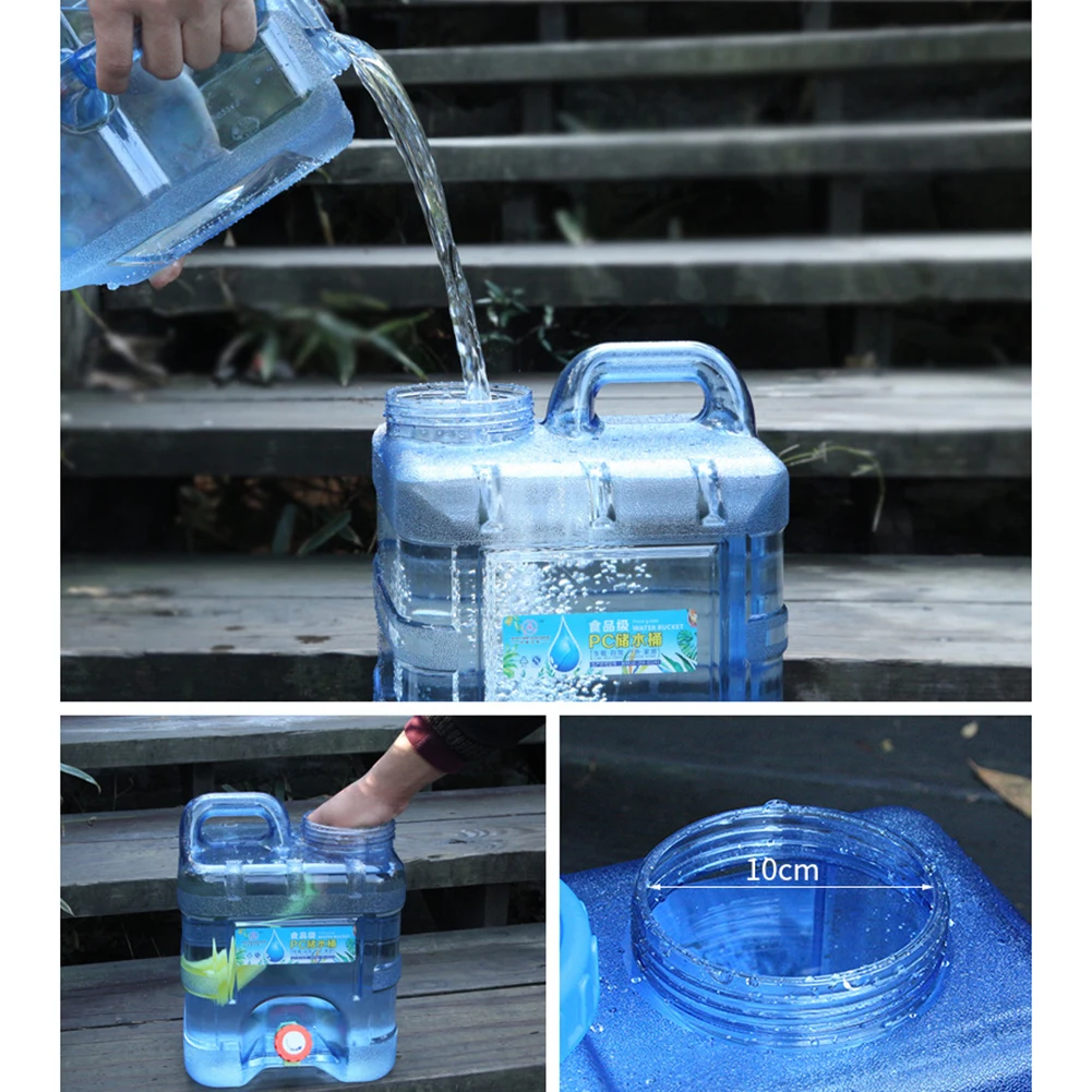 5-22L Drinking Water Bucket Dr - Cooking Outdoor Camping reseña y precio