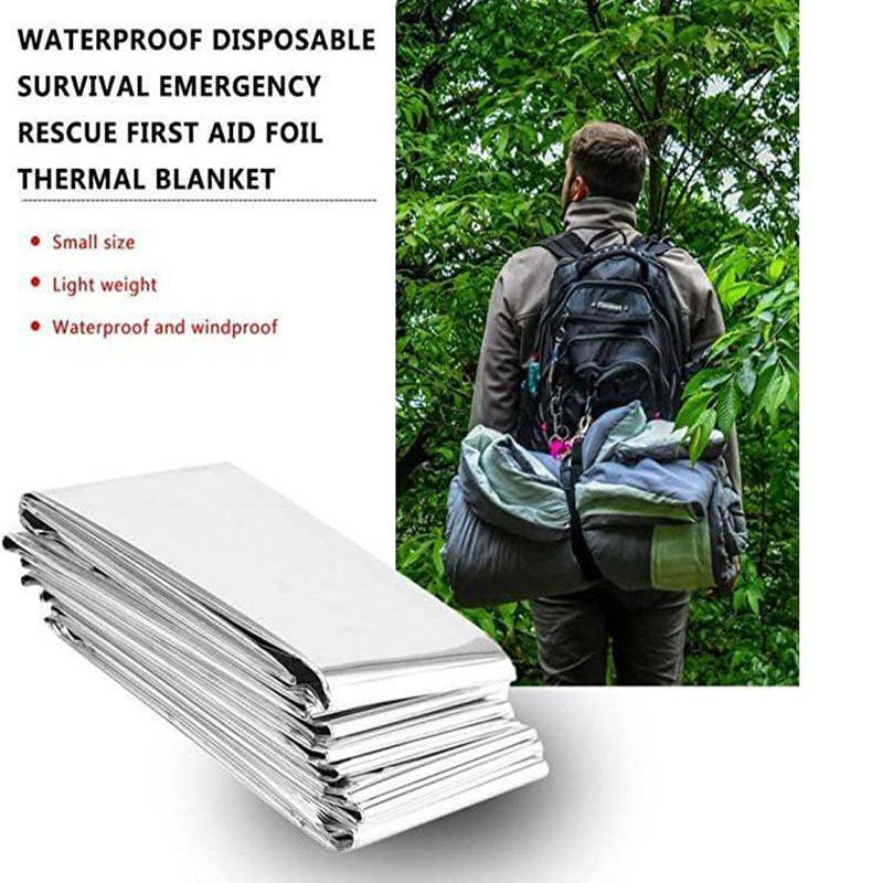 Emergent Blanket Mylar Thermal - First Aid Kit Camping reseña y precio