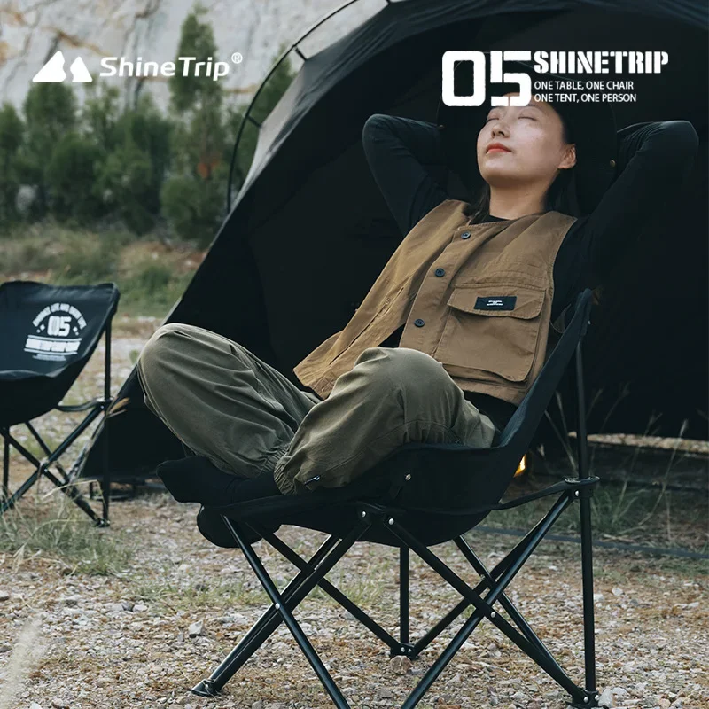 ShineTrip Outdoor Folding Chai - Outdoor Camping Folding Chairs reseña y precio