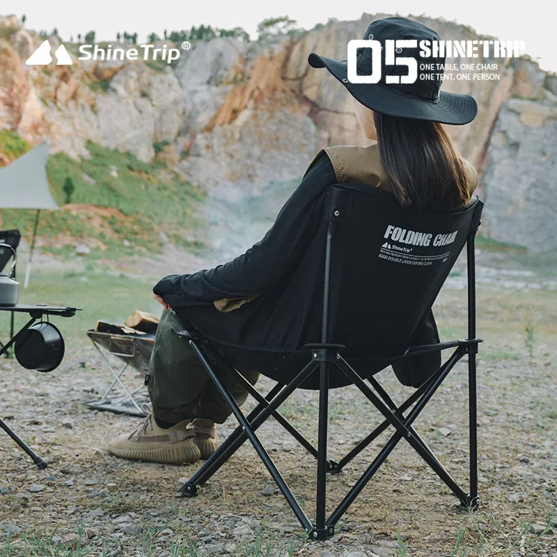 ShineTrip Outdoor Folding Chai - Outdoor Camping Folding Chairs reseña y precio