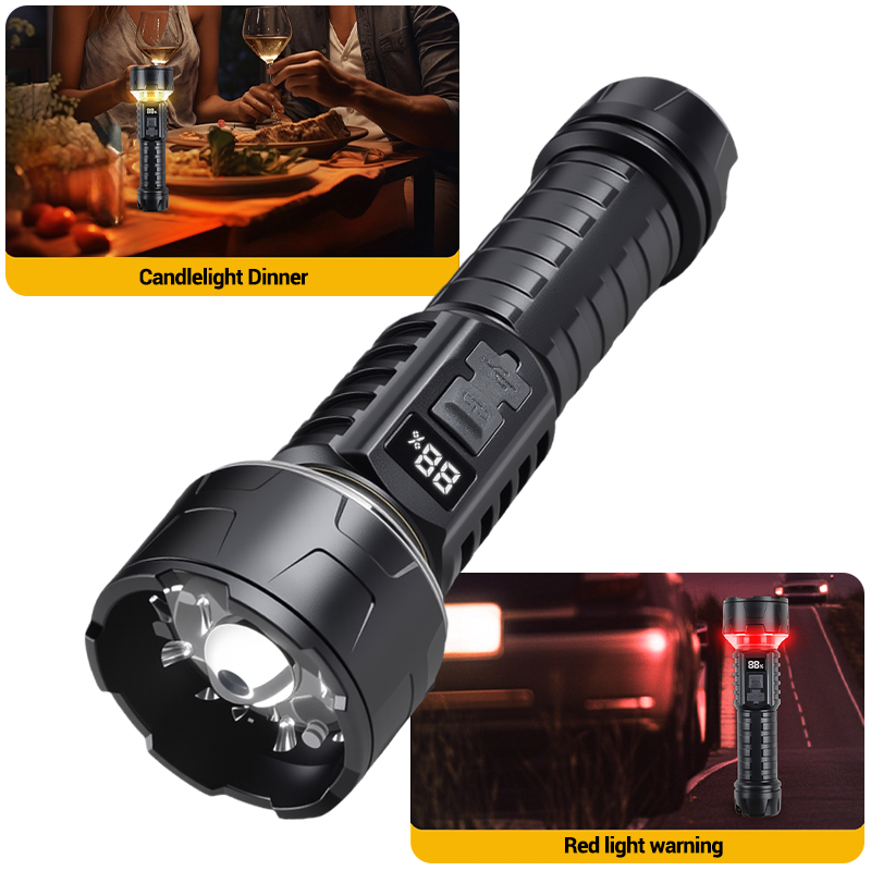 COB LED Flashlight Rechargeabl - Outdoor Camping Lampe reseña y precio