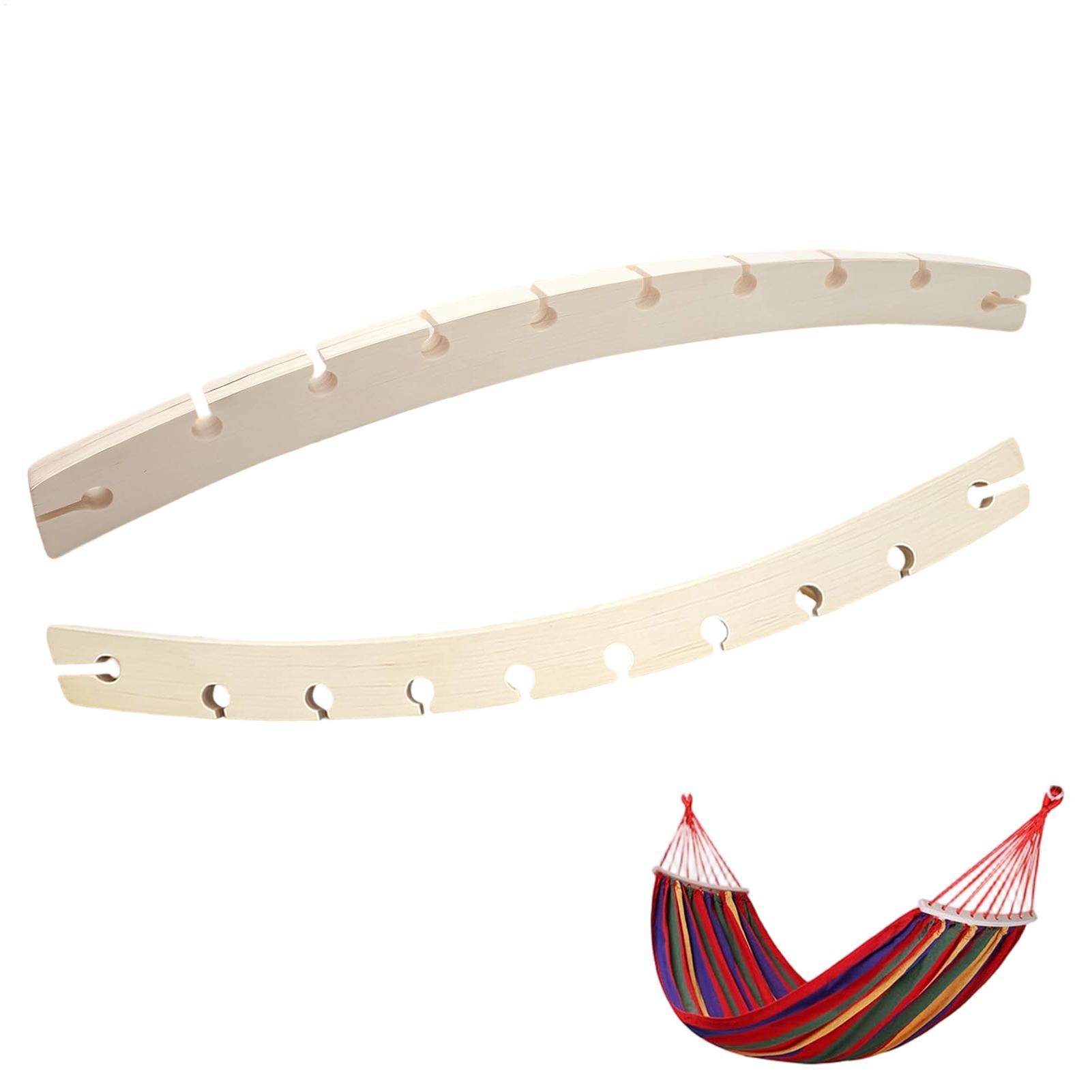 2 Pieces 10-Hole Wooden Hammoc - Camping Hammock reseña y precio