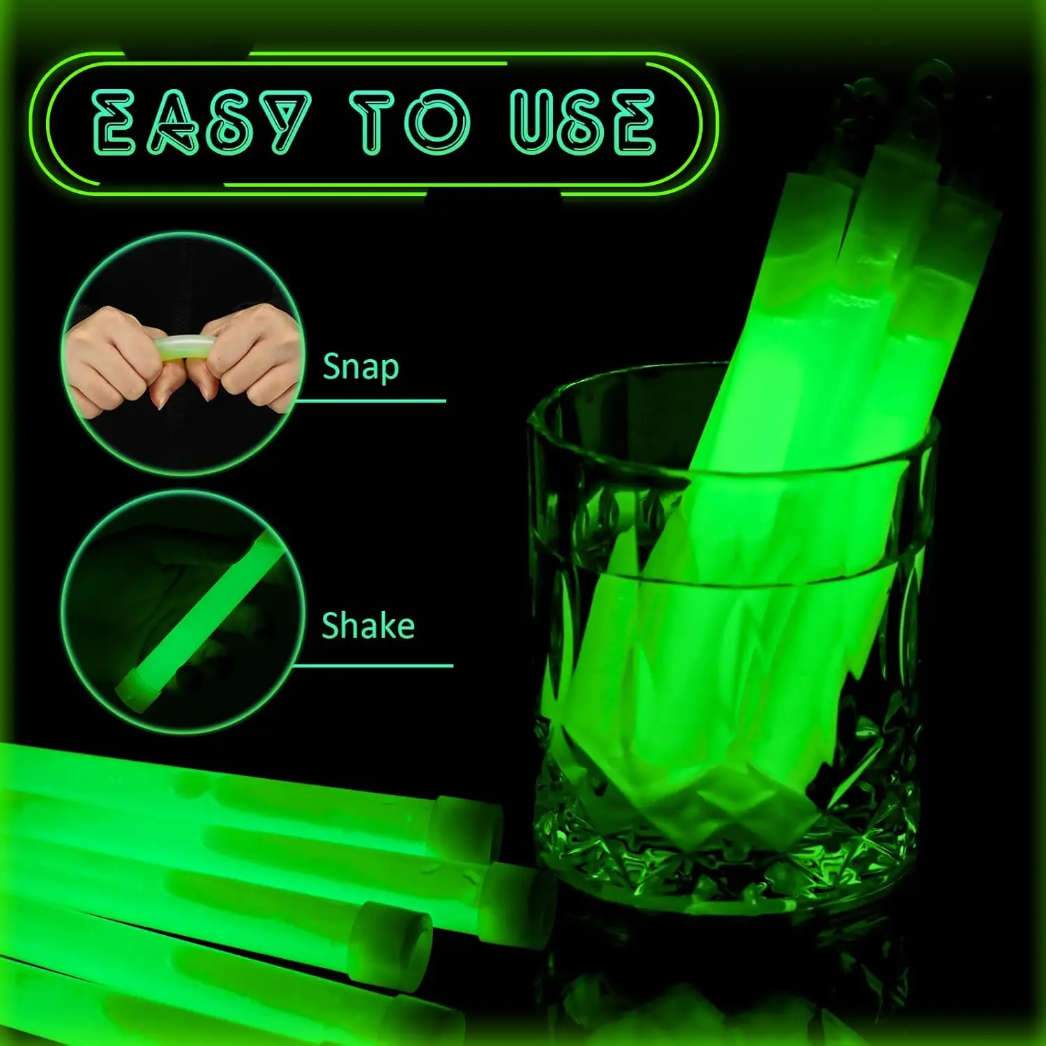 2026-Glow Sticks Bulk Green Em - Glow Sticks Survival reseña y precio
