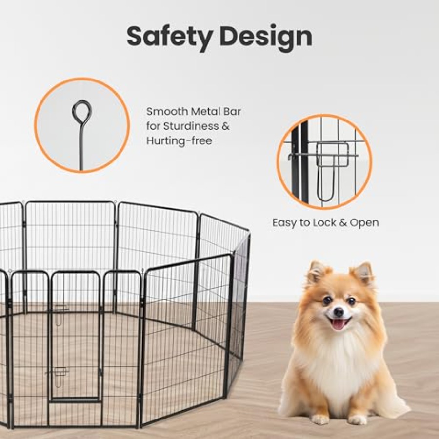 Outdoor Indoor Dog Playpen for - Outdoor Camping Dog Fence reseña y precio