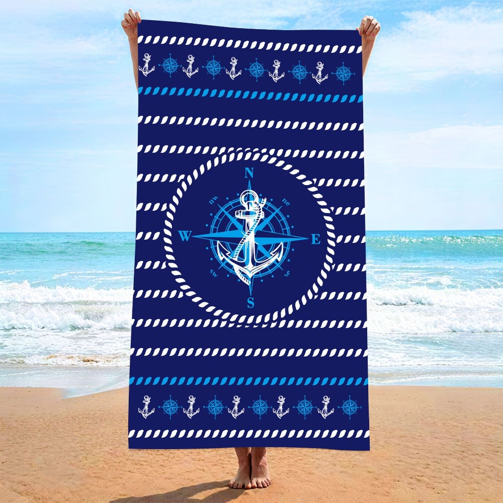 Anchor Beach Towel70x140CM Qui - Outdoor Camping Blanket reseña y precio