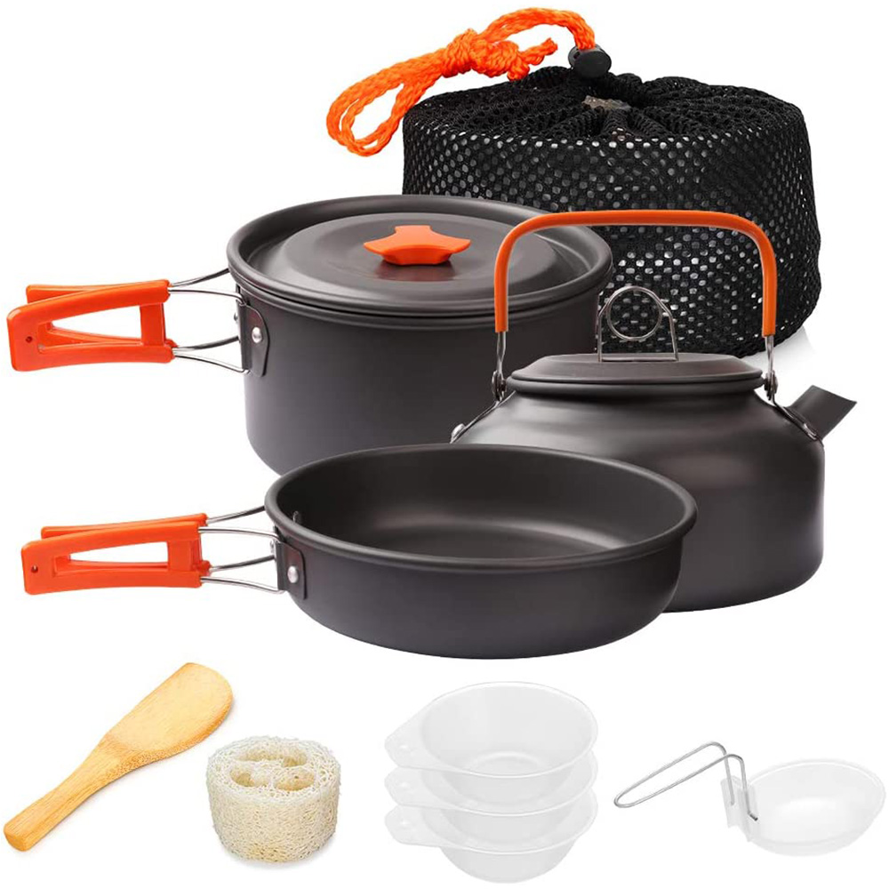 1pcs/1set Camping Cookware Kit - Outdoor Camping Kitchen Table reseña y precio
