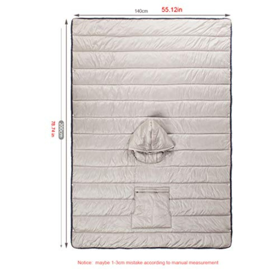 Outdoor camping winter poncho  - Outdoor Camping Quilt reseña y precio