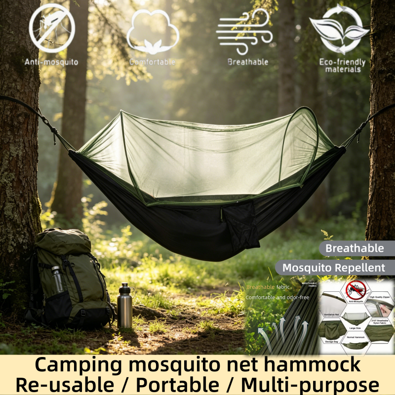 Portable outdoor camping hammo - Camping Hammock reseña y precio