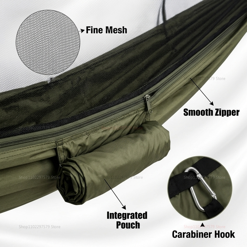 Portable outdoor camping hammo - Camping Hammock reseña y precio