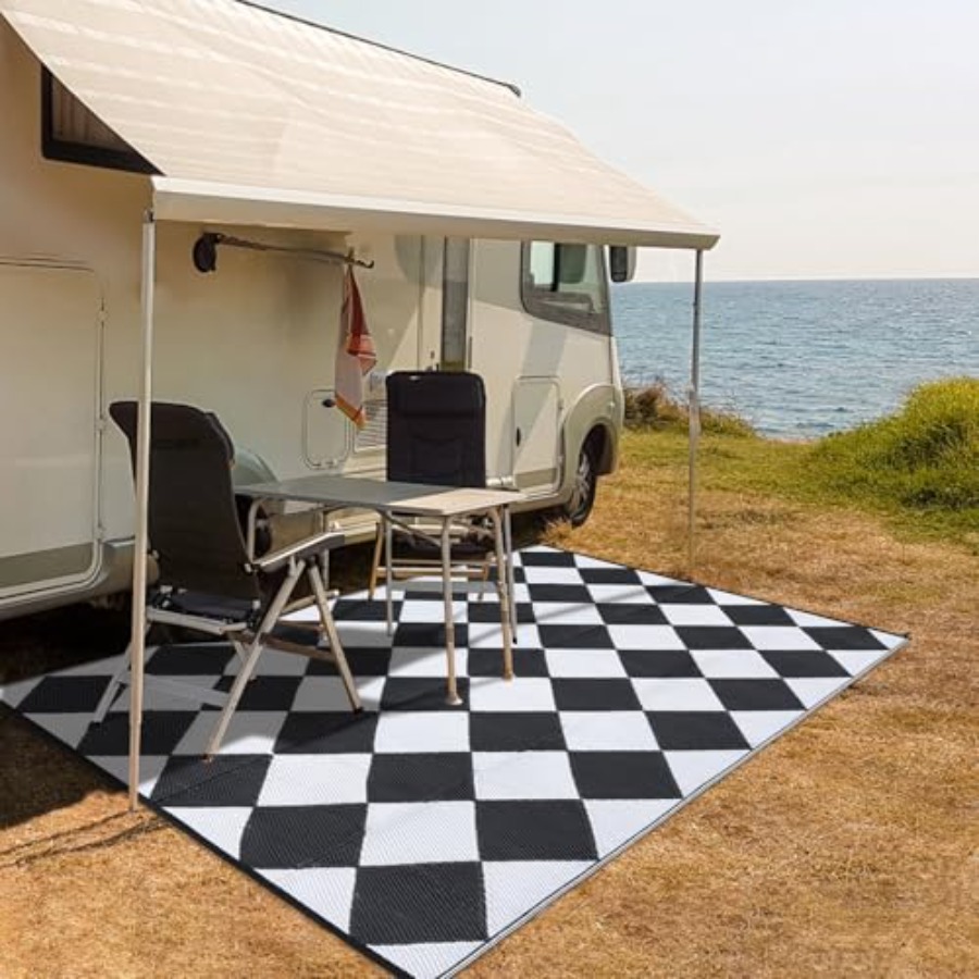Outdoor Plastic Straw Rug 9x18 - Outdoor Camping Rugs 9X18 reseña y precio