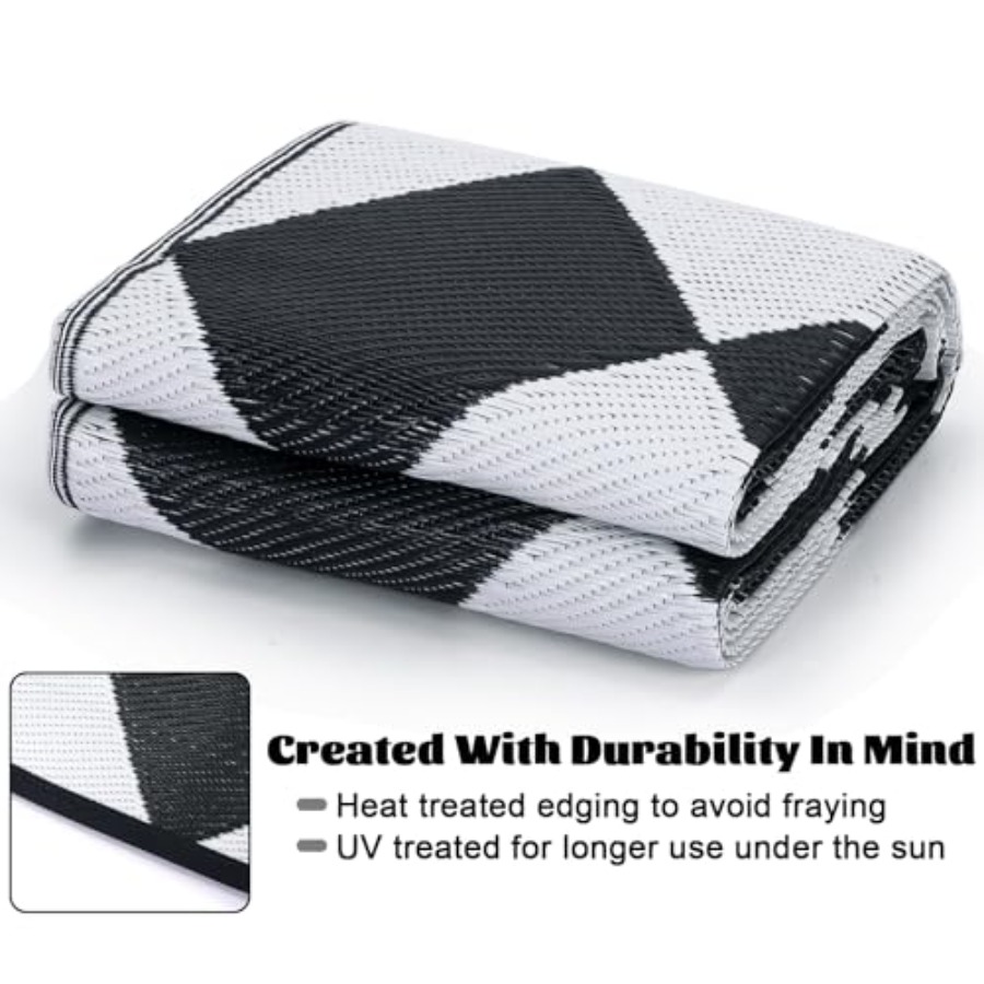 Outdoor Plastic Straw Rug 9x18 - Outdoor Camping Rugs 9X18 reseña y precio