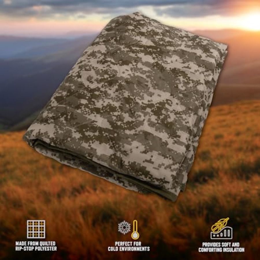 Rothco Camo Woobie Poncho Line - Outdoor Camping Quilt reseña y precio
