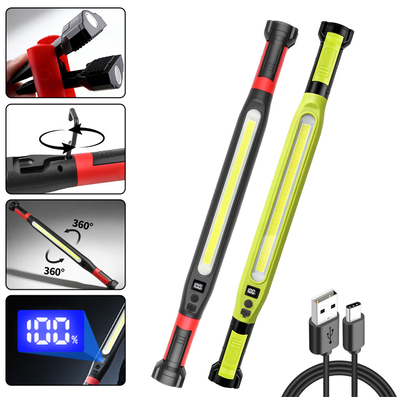 COB Work Light Type‑C Recharge - Outdoor Camping Lampe reseña y precio