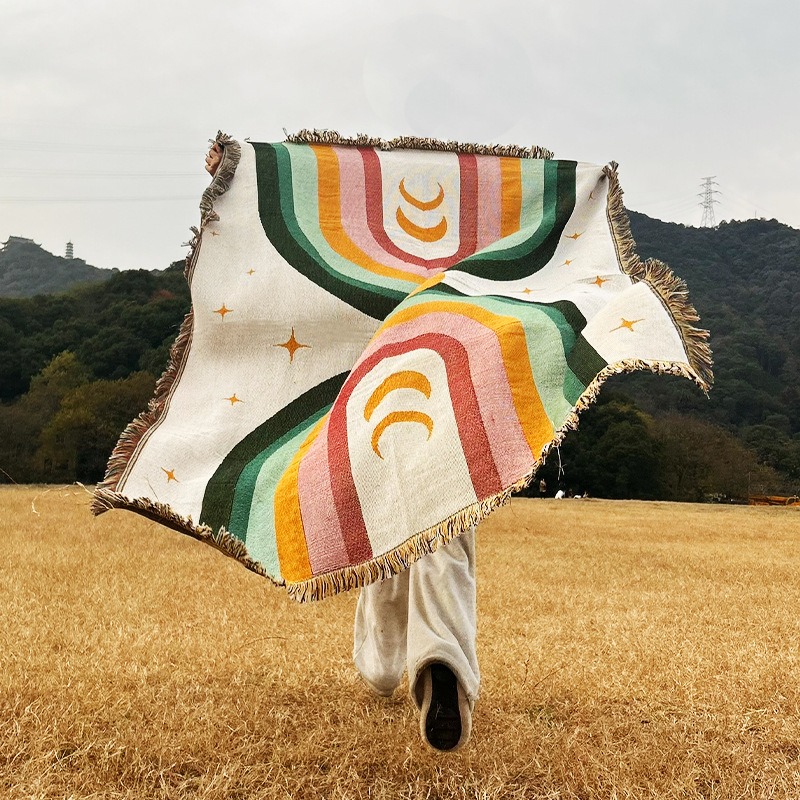 Extra Thick Soft Rainbow Strip - Outdoor Camping Decor Ideas reseña y precio