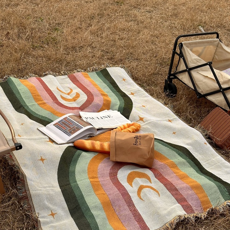 Extra Thick Soft Rainbow Strip - Outdoor Camping Decor Ideas reseña y precio