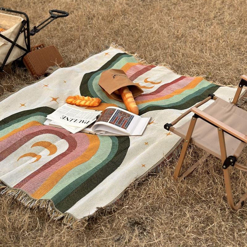Extra Thick Soft Rainbow Strip - Outdoor Camping Decor Ideas reseña y precio