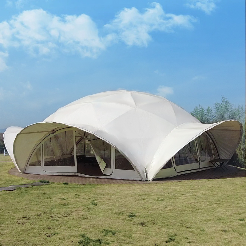 Outdoor tent large cloud canop - Outdoor Camping Exhibition reseña y precio