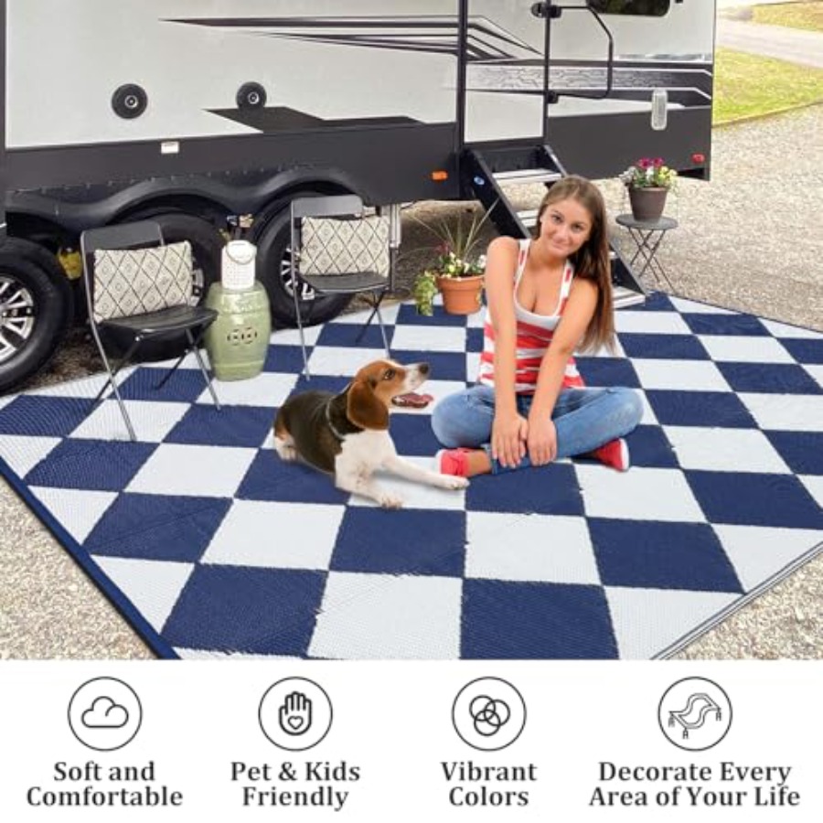 Large Outdoor Rug 9x18 for Pat - Outdoor Camping Rugs 9X18 reseña y precio