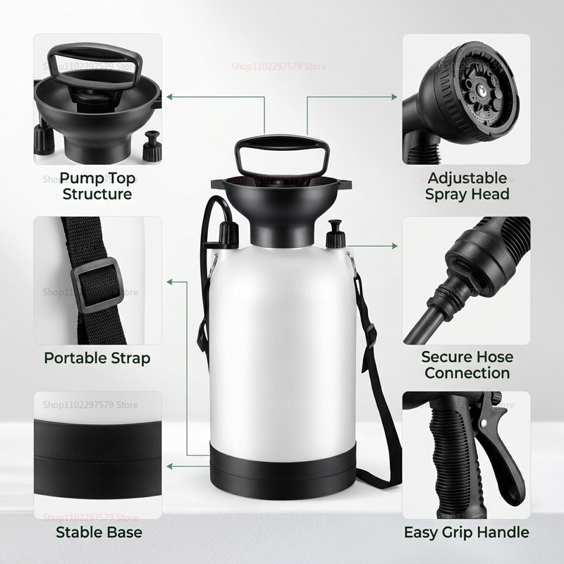 Portable Camping Shower 5L Man - Outdoor Camping Wagon reseña y precio