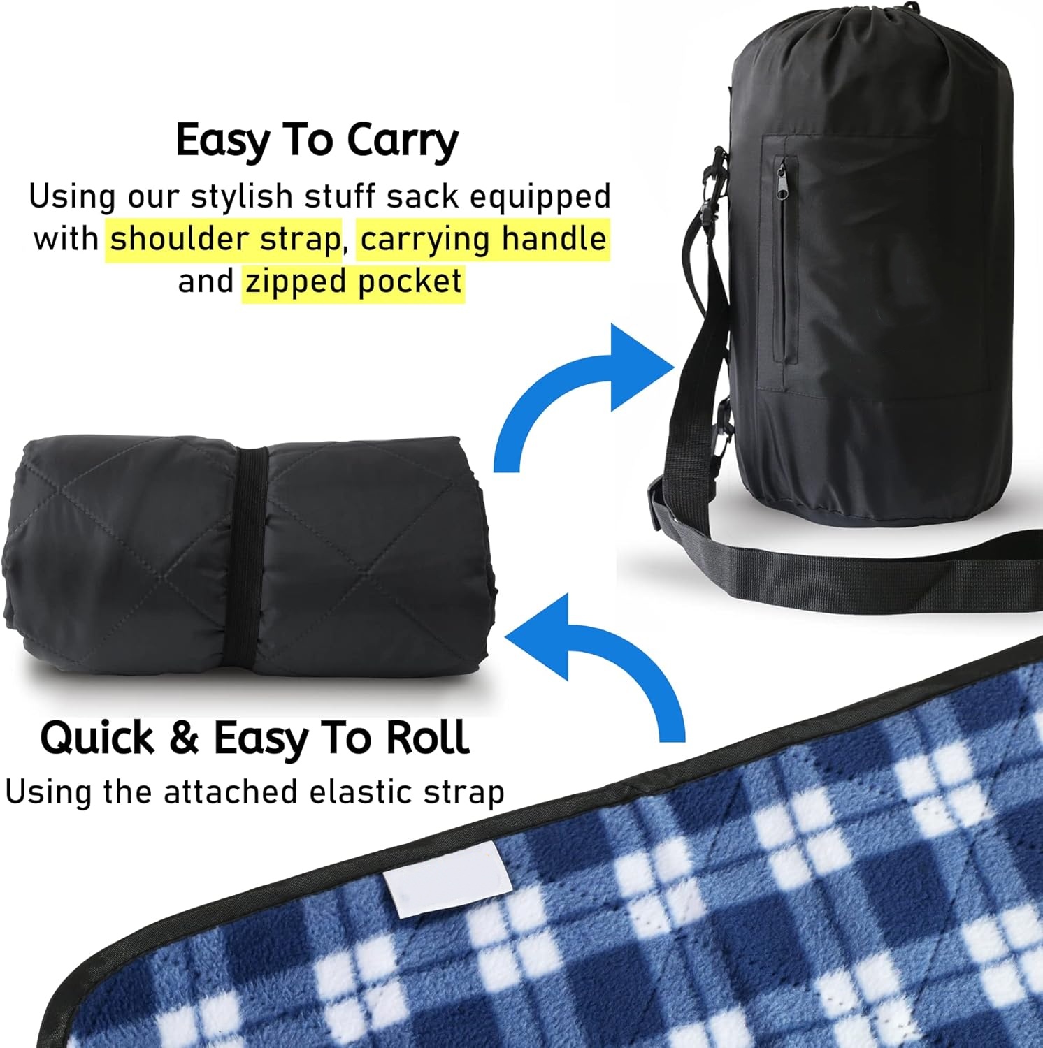 Large Waterproof Outdoor Blank - Outdoor Camping Quilt reseña y precio
