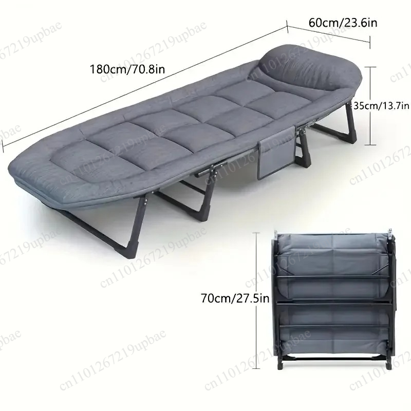 Portable Folding Sleeping Bed  - Outdoor Camping Folding Chairs reseña y precio