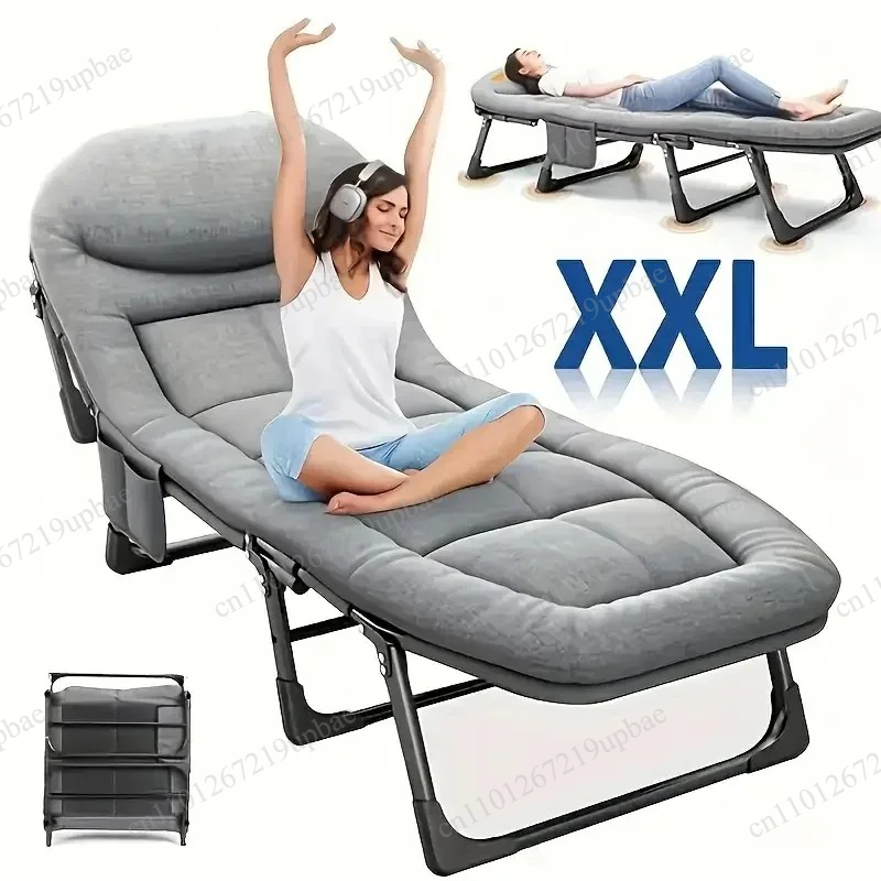 Portable Folding Sleeping Bed  - Outdoor Camping Folding Chairs reseña y precio